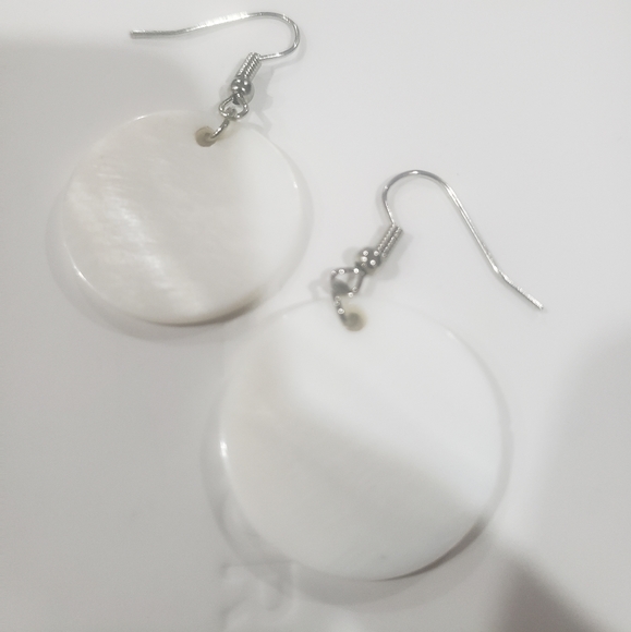 GENUINE NATURAL OVAL RICE-Shape Necklace with matching earrings - Picture 5 of 10